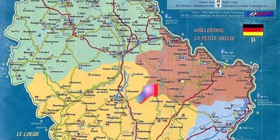 Mapa Luxembursko turistické atrakcie mapu